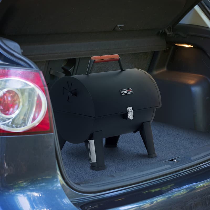 Royal Gourmet Black Portable Charcoal Grill