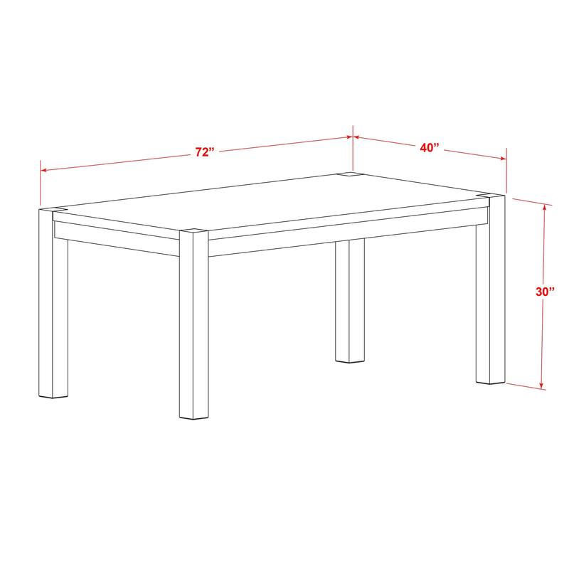 East West Furniture Dining Table Set -a Rustic Wood Kitchen Table and Padded Chairs, Distressed Jacobean(Pieces Options)