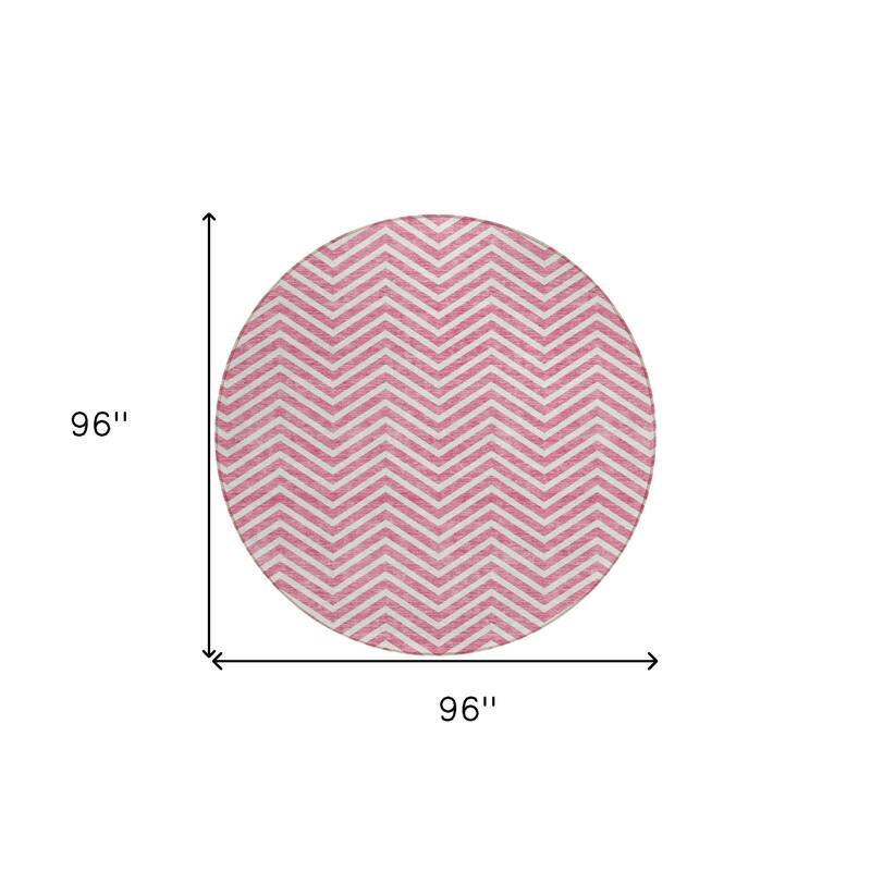 HomeRoots Chevron Transitional Rectangle Outdoor Rug