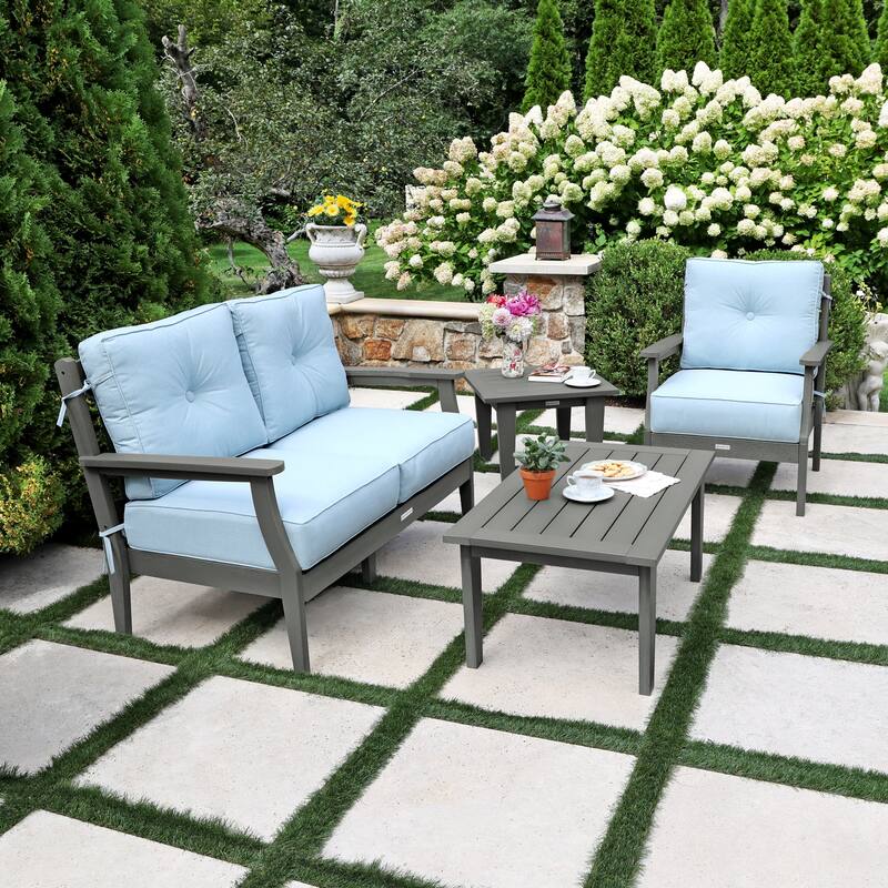 HIGHWOOD Lehigh 4-Piece Deep Seating Set