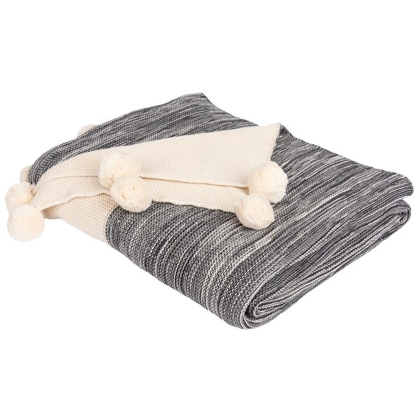 Pom throw hotsell blanket