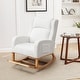 preview thumbnail 21 of 66, HOMYKA 27.3" Wide Rocking Chair for Nursery Room