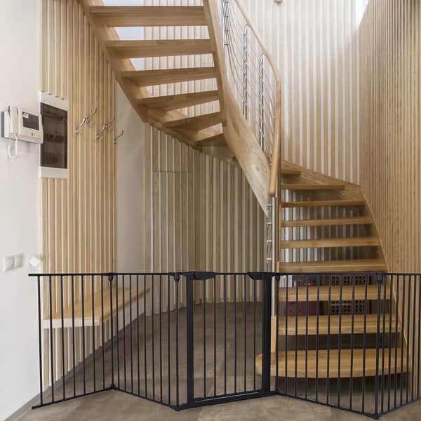 Shop Black Friday Deals On Five Wrought Iron Fences Baby Gate Fireplace Fences Wall Irons Overstock 31414808