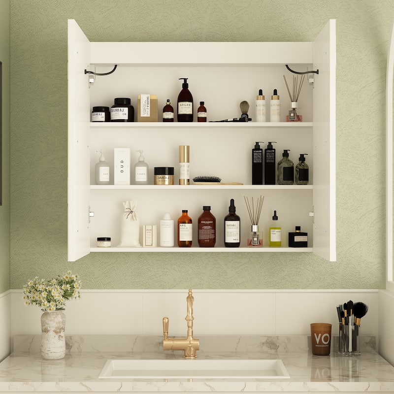 Led Mirror Cabinet Bathroom Wall Mounted Medicine Cabinet Storage