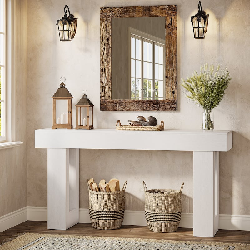 Wooden Console Table, Sofa Table for Behind Couch, Entryway, Hallway Living Room