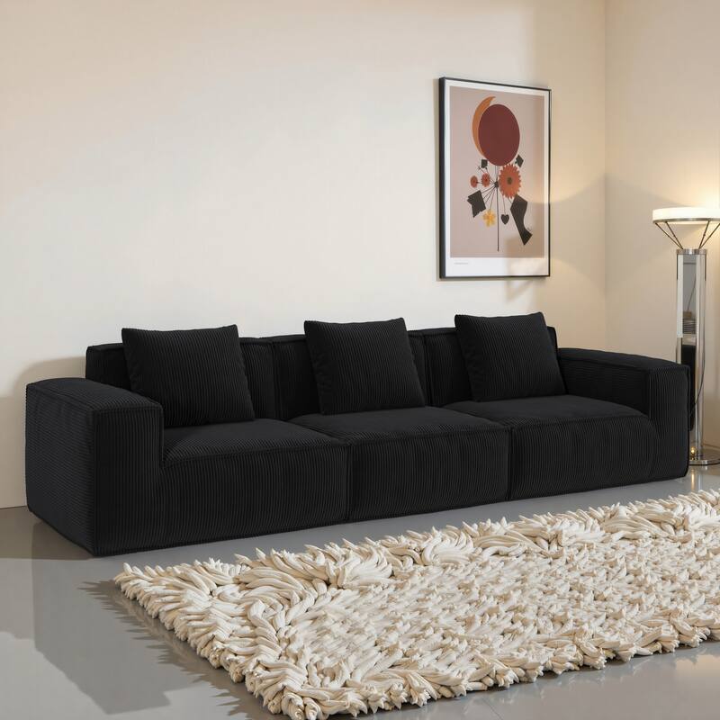 118-Inch Modular Sofa Can Be Converted Into An Oversized Sofa Bed Free Conversion Sofa,Three-Person Combination