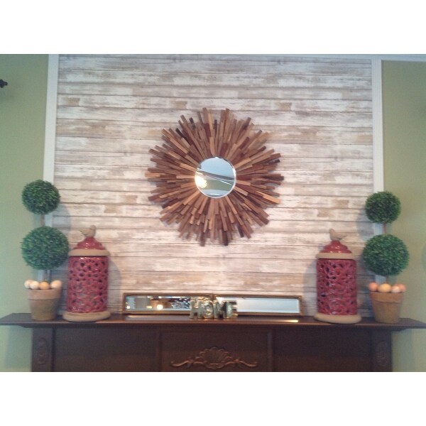 Shop Roommates Distressed Wood Peel And Stick Wall Decor
