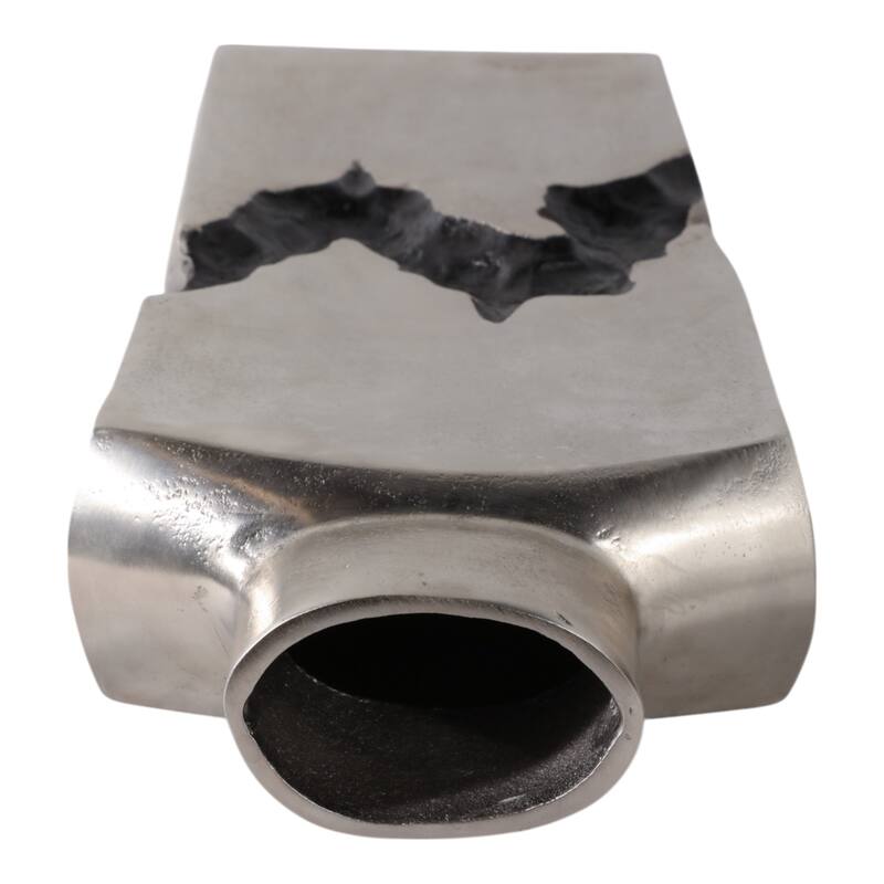 Metal Modern Sculptural Decorative Vase Abstract Design Artistic Form