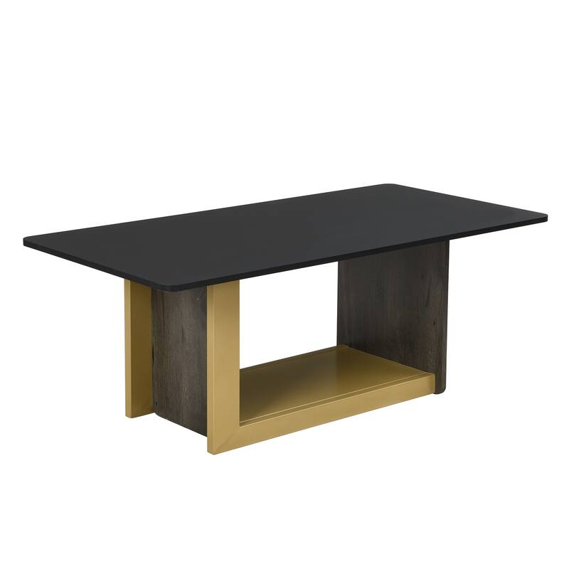 TV Stand for TVs up to 70 Inches, L-shaped Metal Base Television Cabinet TV Console with Drawer