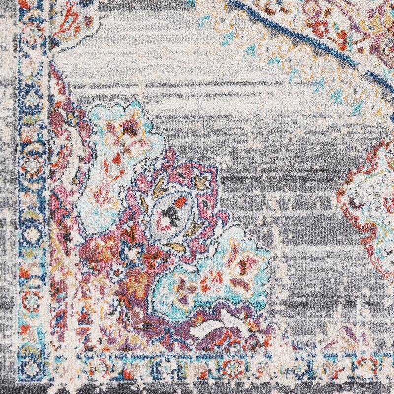 Gabbie Distressed Medallion Area Rug
