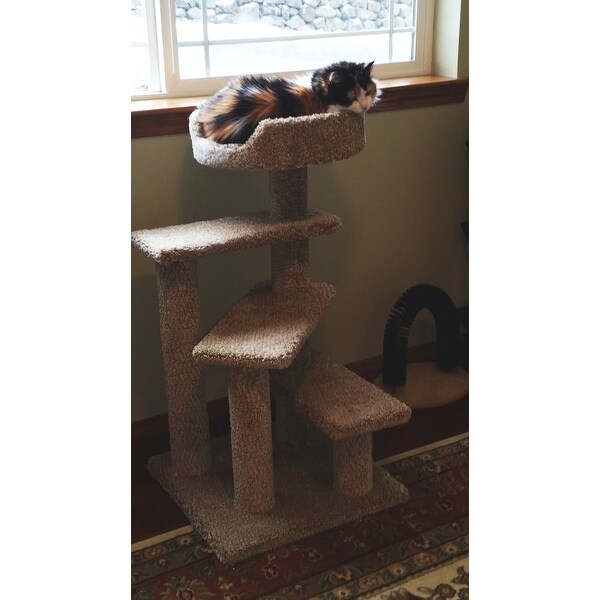Top Product Reviews For New Cat Condos Carpet Wood 36 Inch Spiral