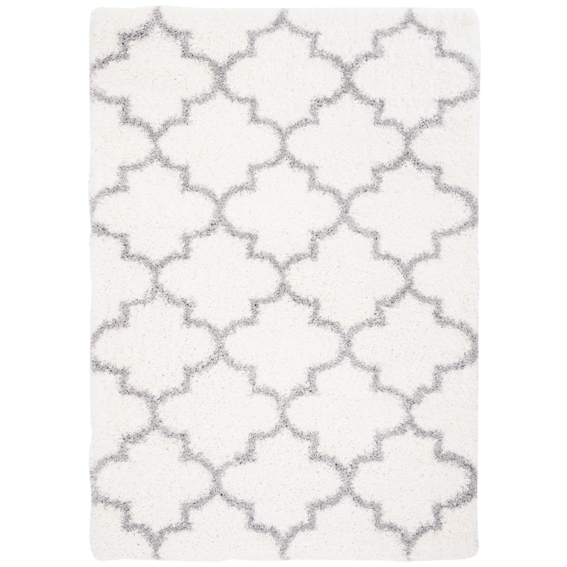 SAFAVIEH Fontana Shag Evor Trellis 2-inch Thick Rug