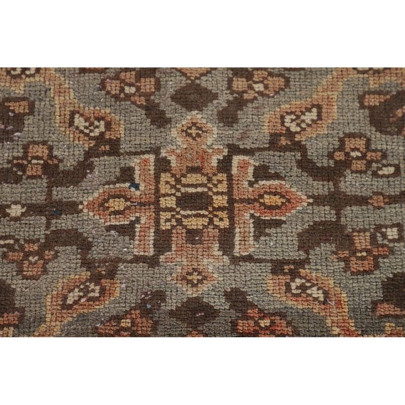 Bakhtiari Persian Vintage Rug Handmade Wool Carpet - 5'3"x 9'11"