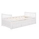 preview thumbnail 20 of 26, Elegant design,Daybed with Trundle and Drawers, Twin Size,Solid Construction