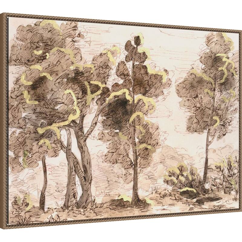 Tranquil Passage No. 2 by Melissa Wang Framed Canvas Wall Art Print