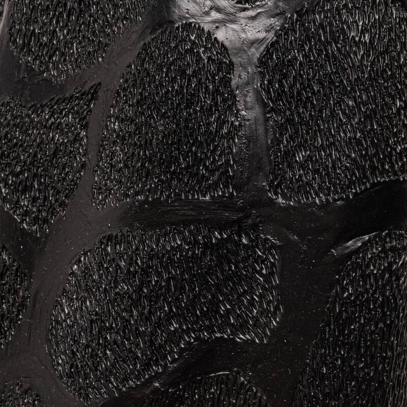 Resin and Metal Giraffe Wall Sconce with Inline Switch, Gold Finish, Black - 8.3"L x 7.9"W x 23.6"H