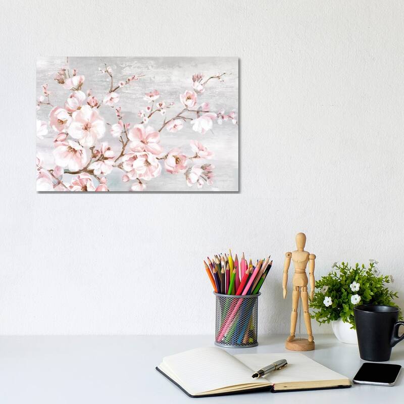 iCanvas "Spring Cherry Blossoms I " by Eva Watts Canvas Print - 8x12x0.75