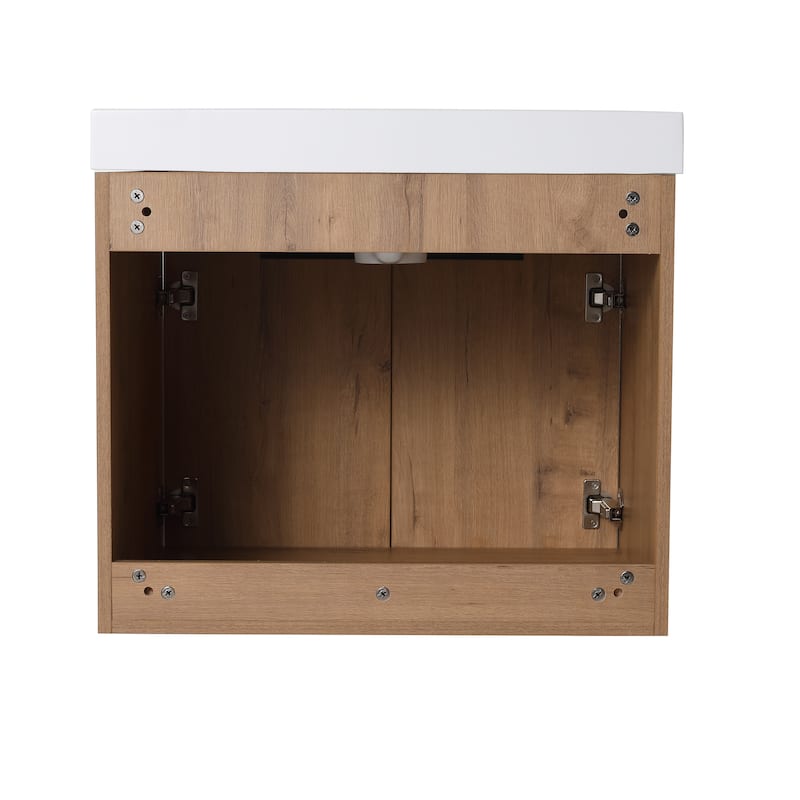 Bathroom Vanity With Sink In 24/30/36 Inch, Floating Bathroom Vanity With Soft Close Door