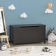 preview thumbnail 1 of 38, Kids Wooden Toy Box Storage with Safety Hinged Lid