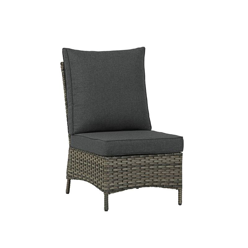 6 Pieces Outdoor Rattan Patio Furniture Set