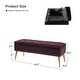 preview thumbnail 31 of 137, HULALA HOME Neptunus Modern 45.5" W Velvet Bedroom Storage Bench for End of Bed with Nailhead Trim