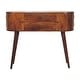 preview thumbnail 1 of 6, Artisan Furniture Solid Wood Grove Chestnut Console Table