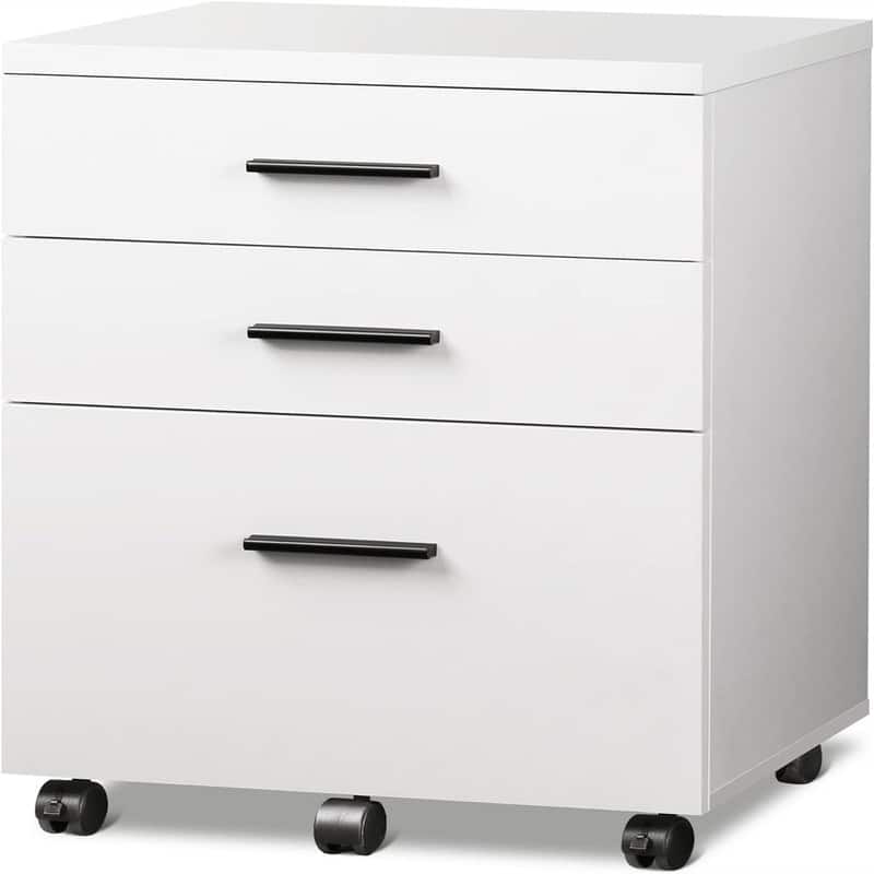 3 Drawer File Cabinet - 15.4"D x 18.5"W x 25.6"H