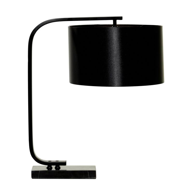 Black Metal Room Desk Lamp - 12 x 18 x 22