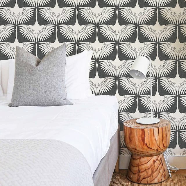 Genevieve Gorder Feather Flock Removable Peel and Stick Wallpaper