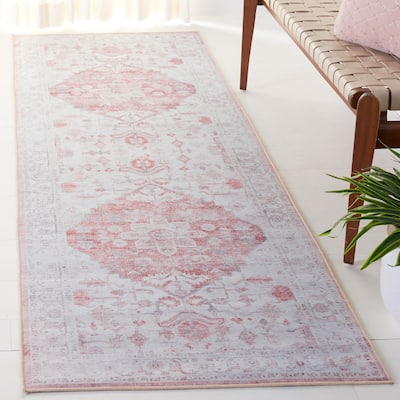 SAFAVIEH Tucson Machine Washable Slip Resistant Eloise Traditional Rug