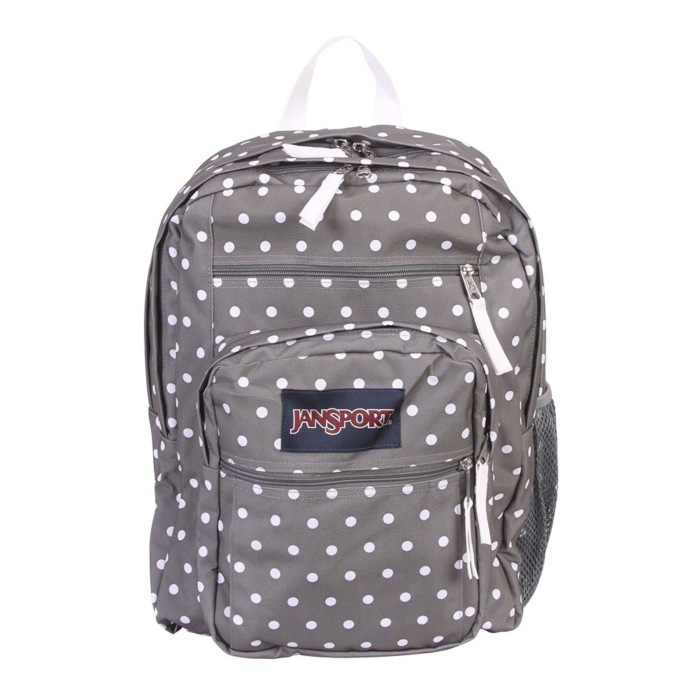 jansport polka dot big student backpack