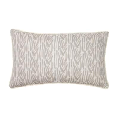 Jiti Outdoor Modern Minimal Waterproof Sunbrella Custom Design Bamboo Textured Patterned Decorative Accent Lumbar Pillows