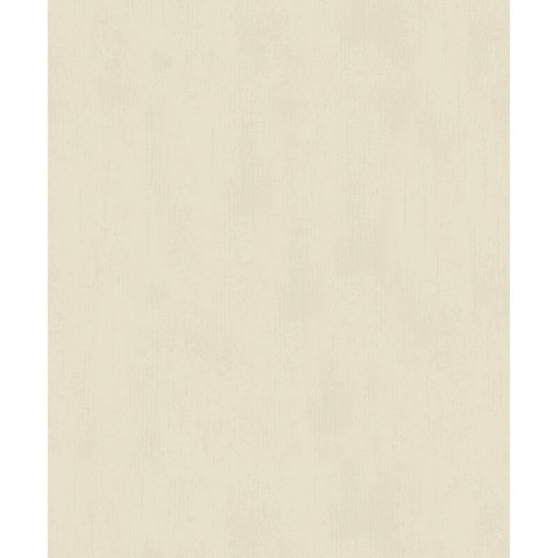 Galerie Wallcoverings Terra Collection Subtle Plaster Matte Finish Clay Ink on Non-Woven Wallpaper Roll - 33-feet long x 21-inches wide - White