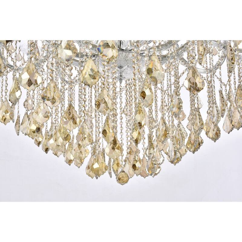 Fleur Illumination Collection Chandelier D:54in H:72in Lt:61 Chrome Finish