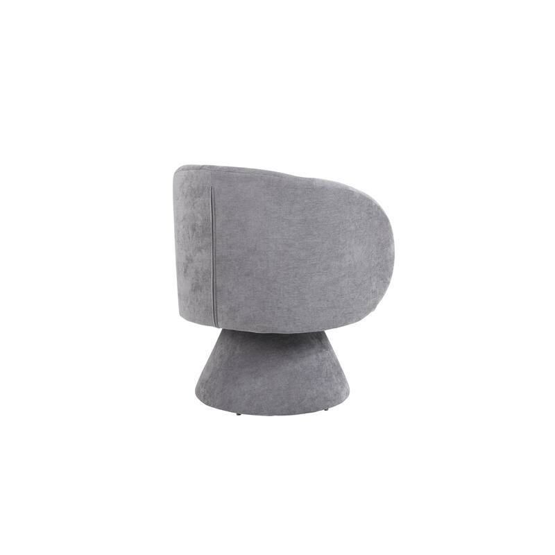 Modern 360 Degree Swivel Accent Chair Armchair, Comfy Velvet Barrel Chair for Living Room,Round Swivel Accent Chair Corner Chair