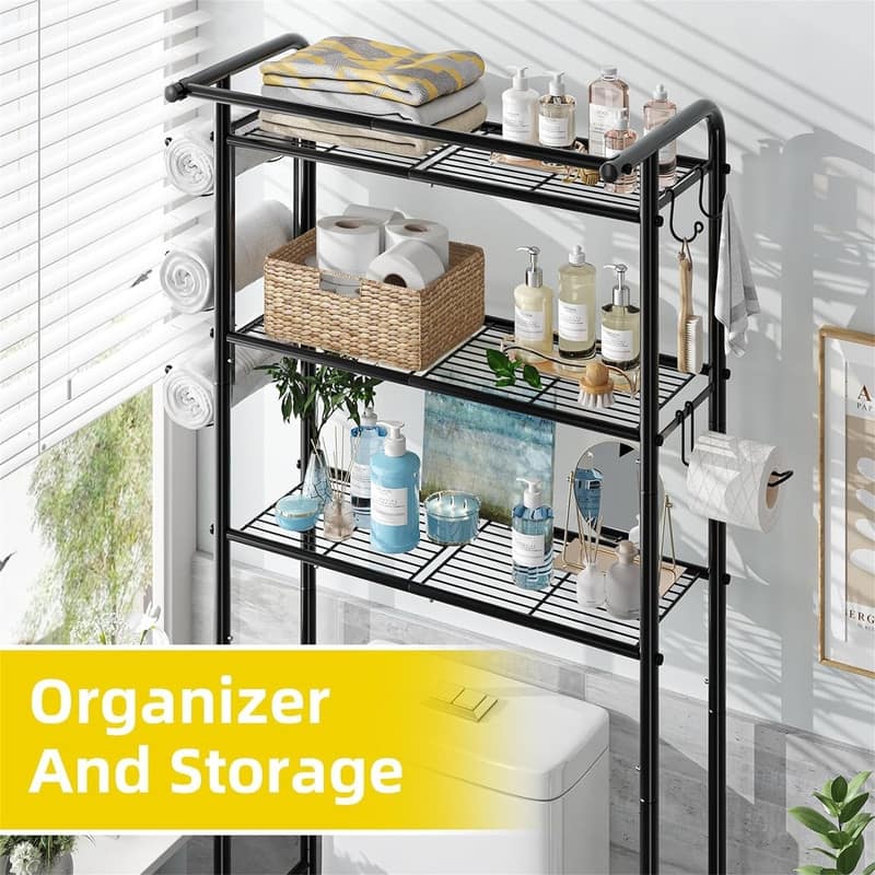 Over The Toilet Storage - 24"D x 13"W x 64"H