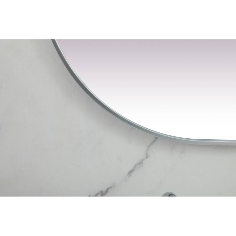 Elegant Lighting MR2A3060 Asha 30" W x 60" H Oval Framed Bathroom