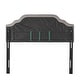 preview thumbnail 23 of 35, Silas Contemporary Fabric Full/Queen Headboard by Christopher Knight Home