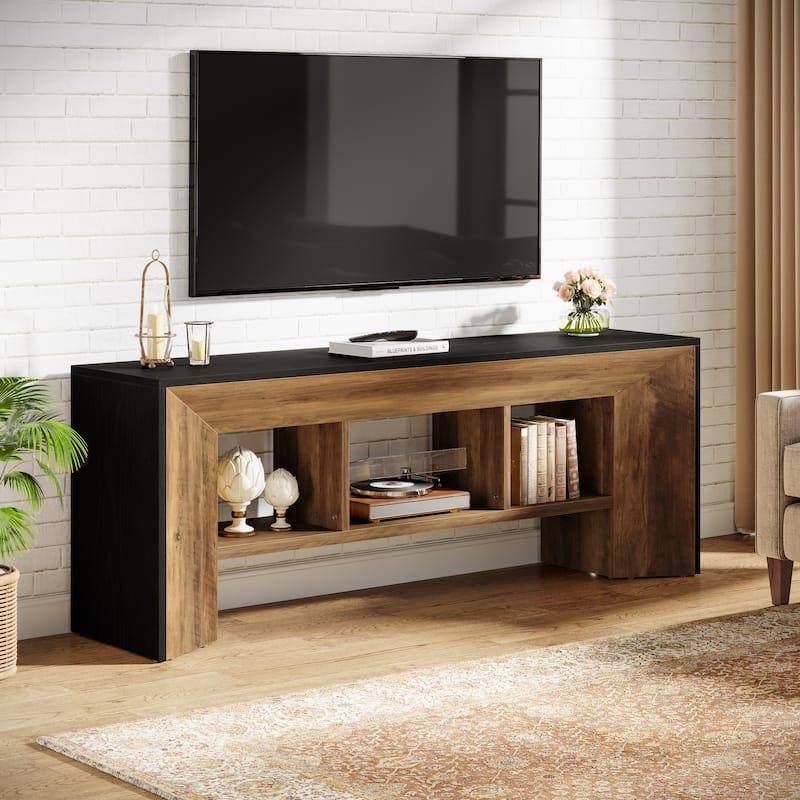 63-Inch Long TV Stand for Up to 70 Inch TV