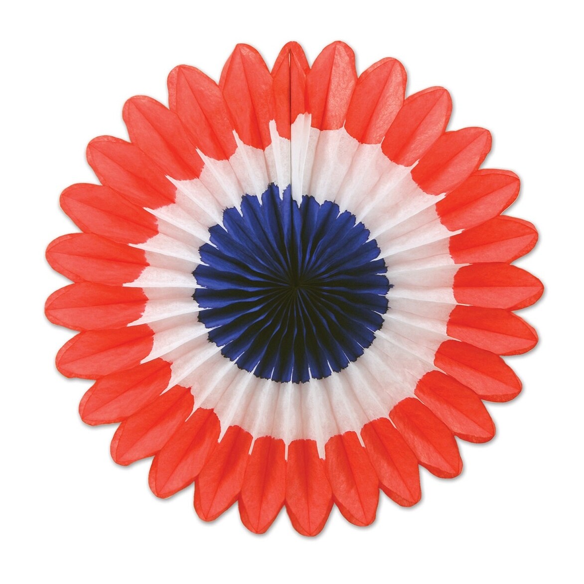 Shop Club Pack Of 72 Patriotic Red White And Blue Mini Tissue Fan