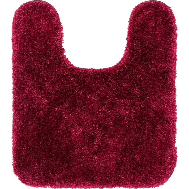 Mohawk Home Machine Washable Big One Bath Mat - 1'8" x 2' Contour - Burgundy