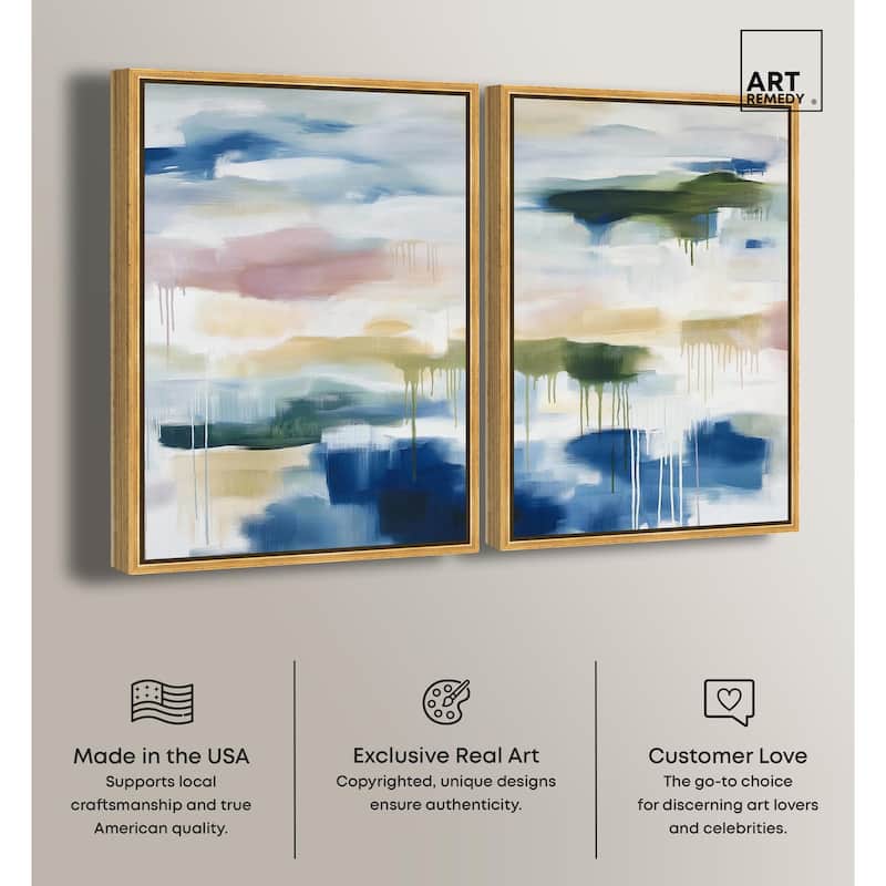 Kairos II Canvas Set of 2 by Art Remedy