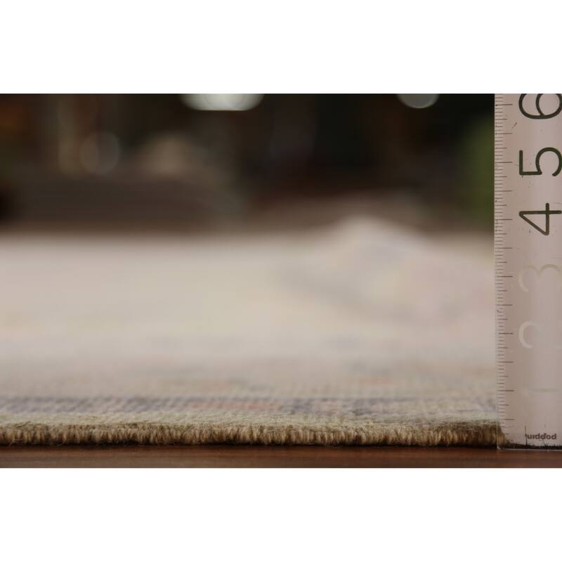 Hand Knotted Oriental 100% Wool Carpet Transitional All-Over Green Oushak Area Rug - 12' 5'' X 8' 10''