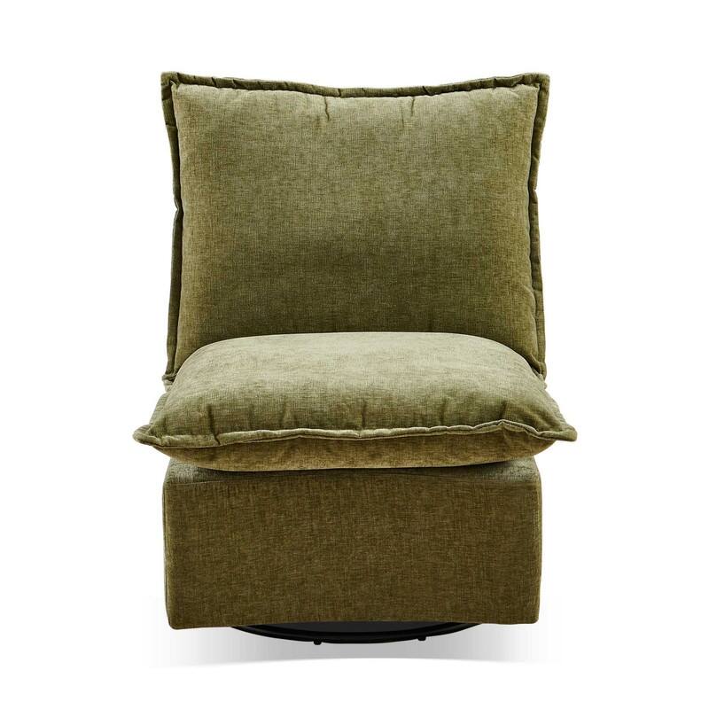Detachable Chenille Single 360 Swivel Sofa Chair