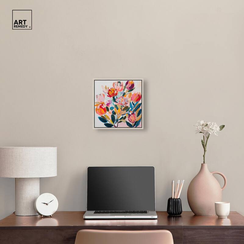 Contemporary Flora II Canvas by Art Remedy