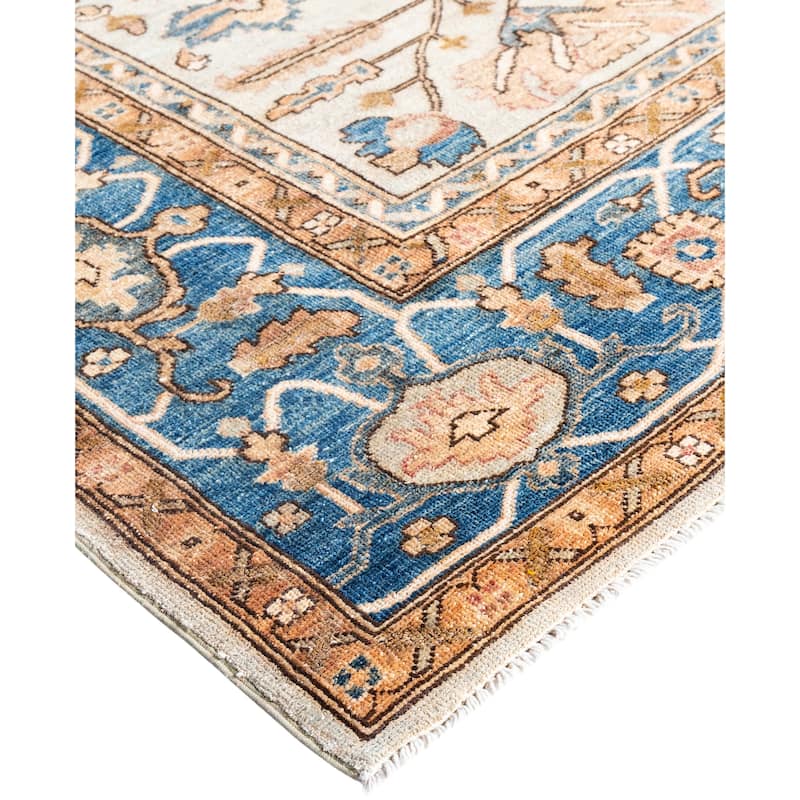 Serapi One-of-a-Kind Hand-Knotted Area Rug - Ivory - 8' 1" x 9' 9"