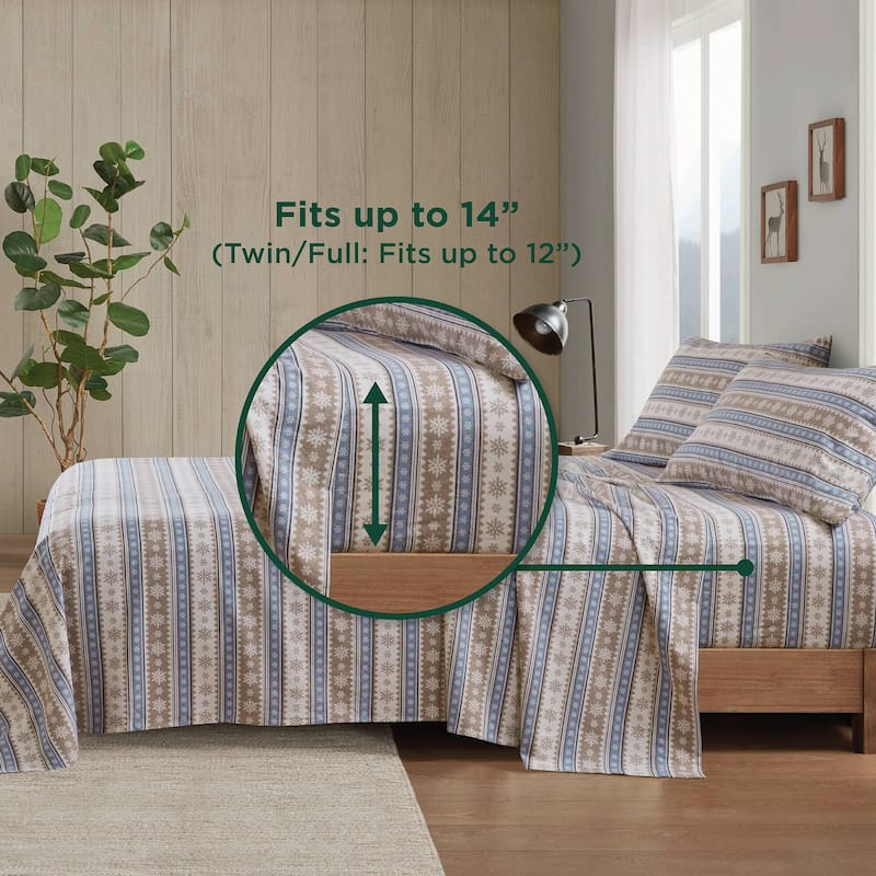 Woolrich Cotton Flannel Sheet Set