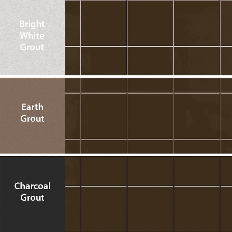 Merola Tile Monocolor Caoba 7-7/8" x 7-7/8" Ceramic Floor and Wall Tile