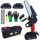 preview thumbnail 1 of 1, Cordless Mini Chainsaw Supersaw Red - Battery