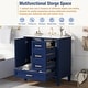 preview thumbnail 22 of 47, 30" Bathroom Vanity, Bathroom Cabinet with Sink Combo Set, Bathroom Storage Cabinet with a Soft Closing Door and 3 Drawers